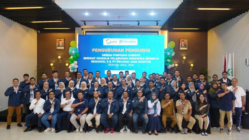 Pengurus DPC SPPI Bersatu PT Pelindo Jasa Maritim Dikukuhkan