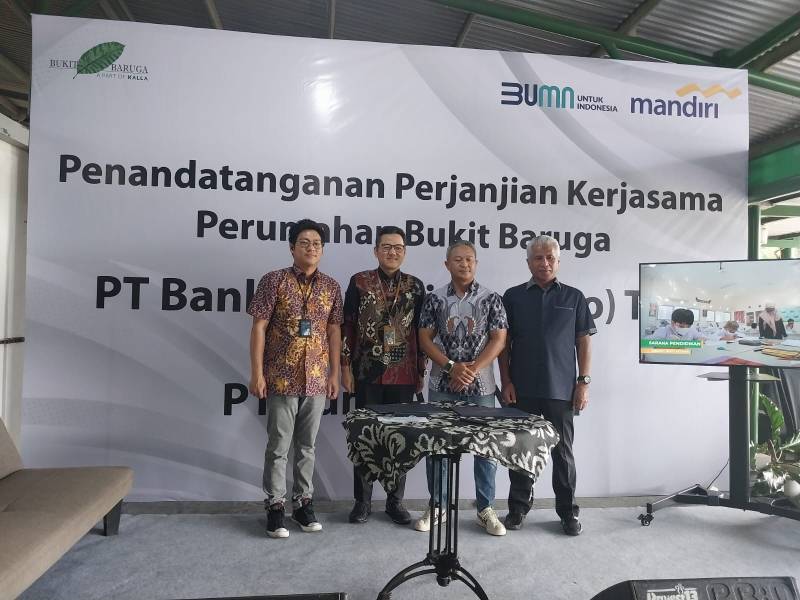 Dongrak Penjualan, Bukit Baruga dan Bank Mandiri Jalin Kerjasama