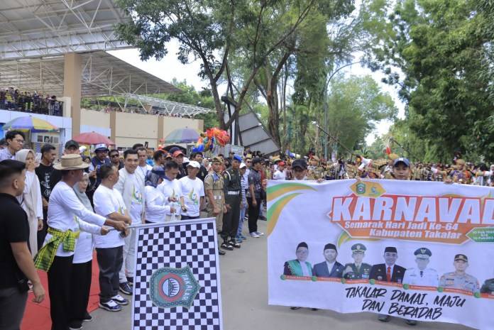 15.000 Peserta Karnaval Meriahkan HUT Takalar ke-64