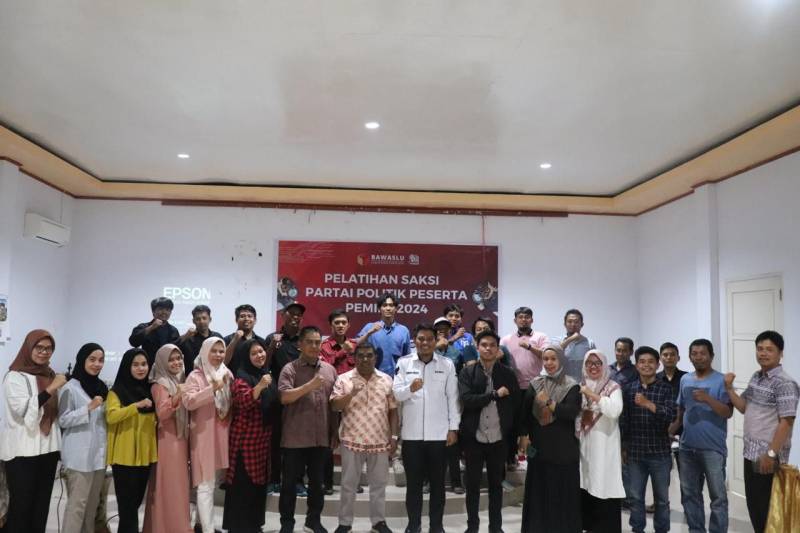 Jelang Pemilu 2024, Bawaslu Enrekang Gelar Pelatihan Saksi Parpol