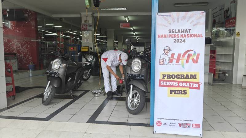 Peringati Hari Pers Nasional 2024, Asmo Sulsel Gelar Service Gratis bagi Jurnalis