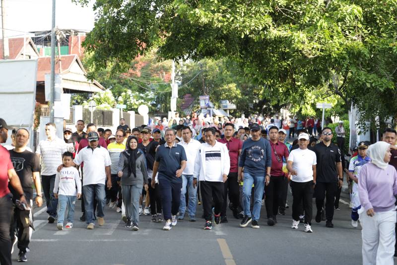 Dampingin Pj Gubernur, Bupati Wajo Pantau Pasar Murah di Sengkang