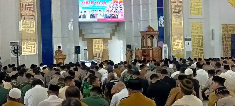 Berharap Pemilu Damai, Polda Sulsel Bersama Forkopimda Zikir dan Doa Kebangsaan