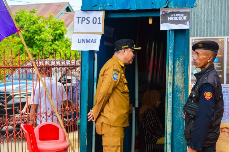 Pantau TPS, Budiman : Terima Kasih Telah Sukseskan Pesta Demokrasi 2024