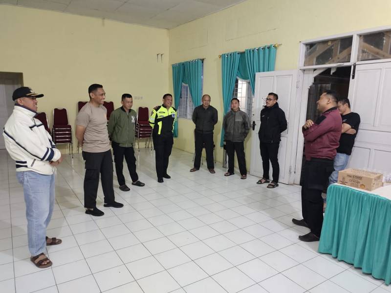 Kapolres Bantaeng Cek Kesiapan Panitia Pemilihan Kecamatan (PPK) dalam Rangka Perhitungan Suara