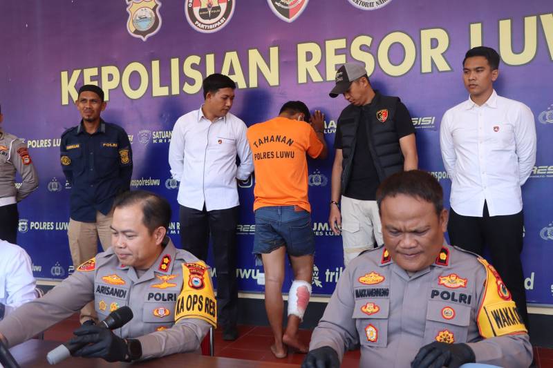 Polres Luwu Lumpuhkan Pelaku Pembunuhan dan Pemerkosaan Wanita 20 Tahun