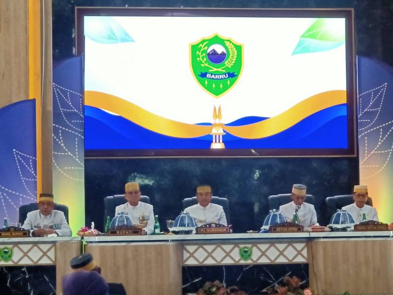 DPRD Barru Gelar Paripurna Peringatan Hari Jadi Barru ke -64