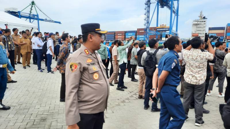Pastikan Peresmian MNP Berjalan Lancar, Kapolres AKBP Yudi Frianto Pimpin Pengamanan VVIP Kunjungan Presiden 