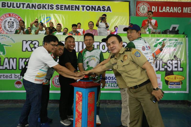 Semen Tonasa Tuan Rumah, 32 Tim Ikuti Kejuaraan Bulu Tangkis K3