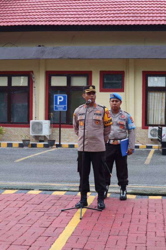 Kapolres Bantaeng Pimpin Apel Konsolidasi Pengamanan Pemilu 2024, Sampaikan Apresiasi Kepada Jajaran
