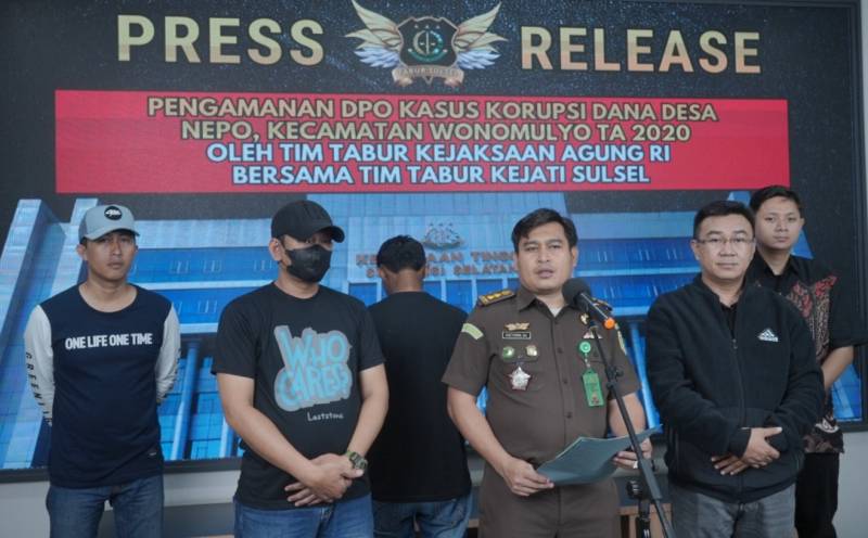 Buronan Terduga Korupsi Kejari Polewali Mandar Ditangkap di Moncongloe Kabupaten Maros
