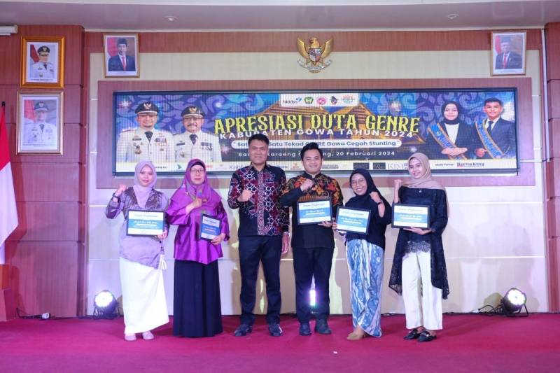 Dinas PPKB Gowa Gelar Apresiasi Duta Genre