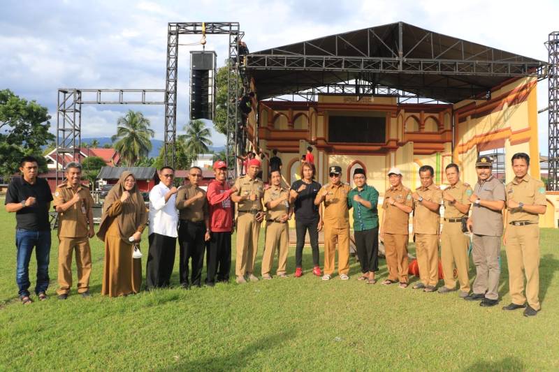 Matangkan Pelaksanaan MTQ, Bupati Luwu Timur Tinjau Lokasi