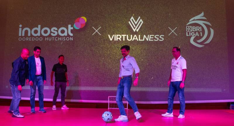 Pengalaman Digital Sepak Bola Indonesia, Indosat Ooredoo Hutchison dan Virtualness Luncurkan Liga 1 Fantasy Football