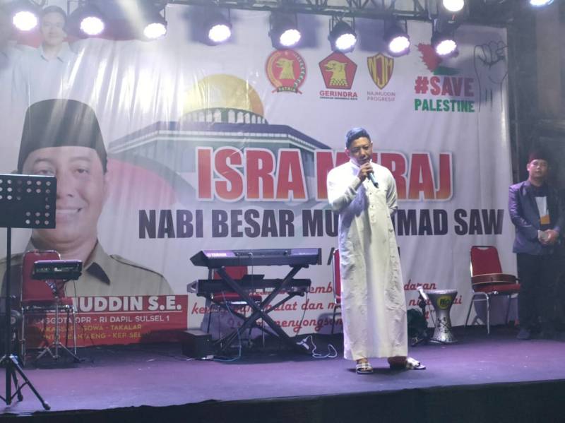 Bersama Relawan Peringati Isra Mi'raj, H Najmuddin Ajak Tauladani Nabi Muhammad SAW