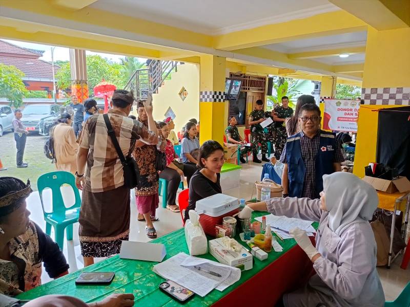 Sambut Hari Nyepi, DPP Peradah Gandeng PMI Makassar Gelar Donor Darah