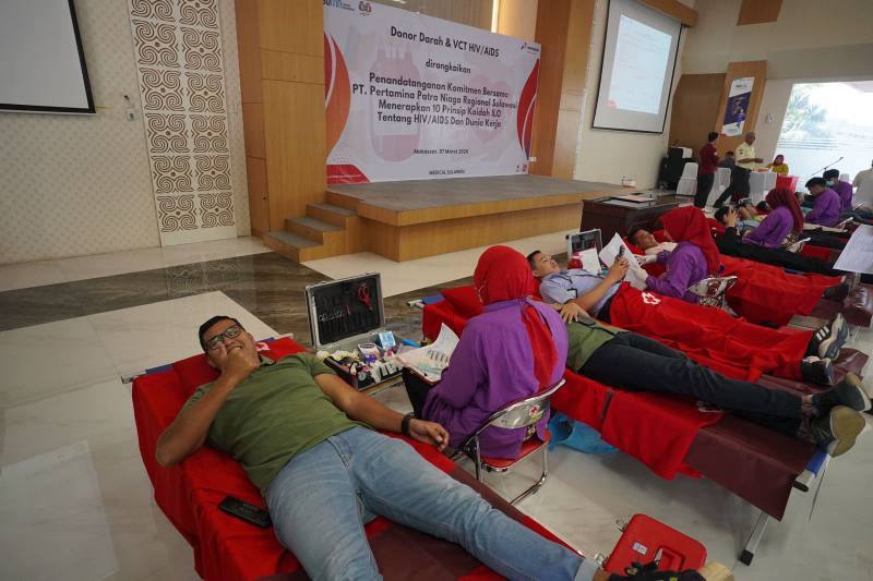 Dinkes Sulsel Apresiasi Pelaksanaan Donor Darah Pertamina