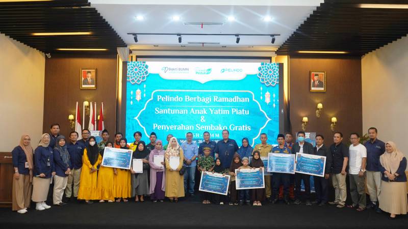 Program Berbagi Ramadhan, Pelindo Bantu Masyarakat Sekitar Pelabuhan