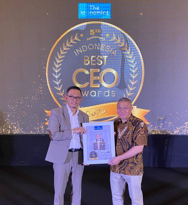 Lima Tahun Berturut-turut, Mohamad Feriadi Soeprapto Raih Best 50 CEO Awards