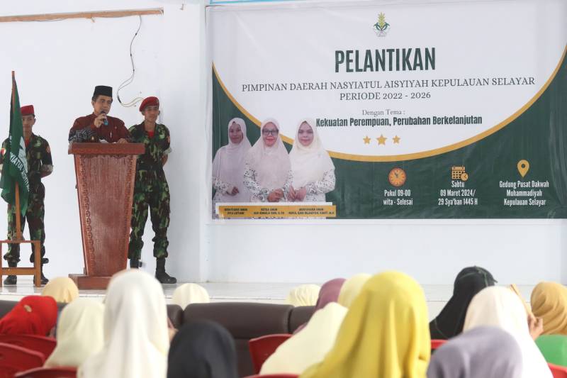 Wabup Saiful Arif Hadiri Pelantikan PD Nasyiatul Aisyiyah Periode 2022-2026