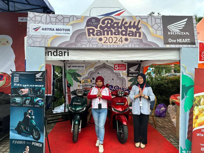Astra Motor Sulawesi Selatan Hadirkan Promo Spesial dan New Honda Stylo 160 di Bakul Ramadan Claro Kendari