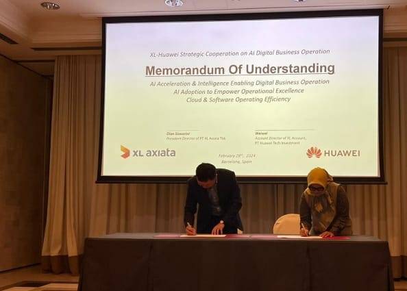 XL Axiata - Huawei Kerja Sama Strategis Pemanfaatan Artificial Intelligence