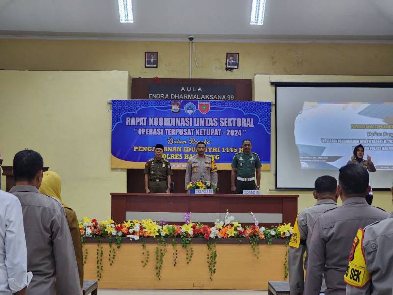 Jelang Ops Ketupat 2024, Polres Bantaeng Gelar Rakor Lintas Sektoral