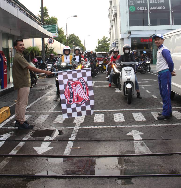 Astra Motor Sulsel Gelar Honda Community Bikers Soleh