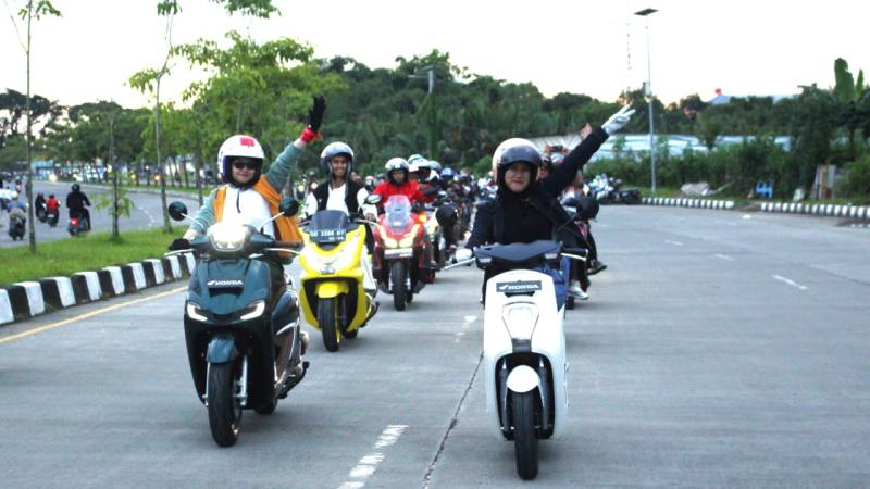 Astra Motor Sulsel Gelar Honda Community Bikers Soleh