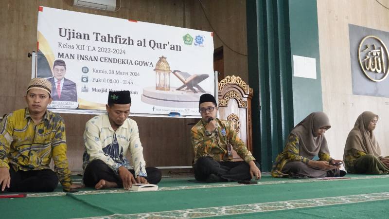 Cetak Penghafal Al-Qur’an, MAN IC Gowa Gelar Ujian Tahfiz untuk Siswa Kelas XII
