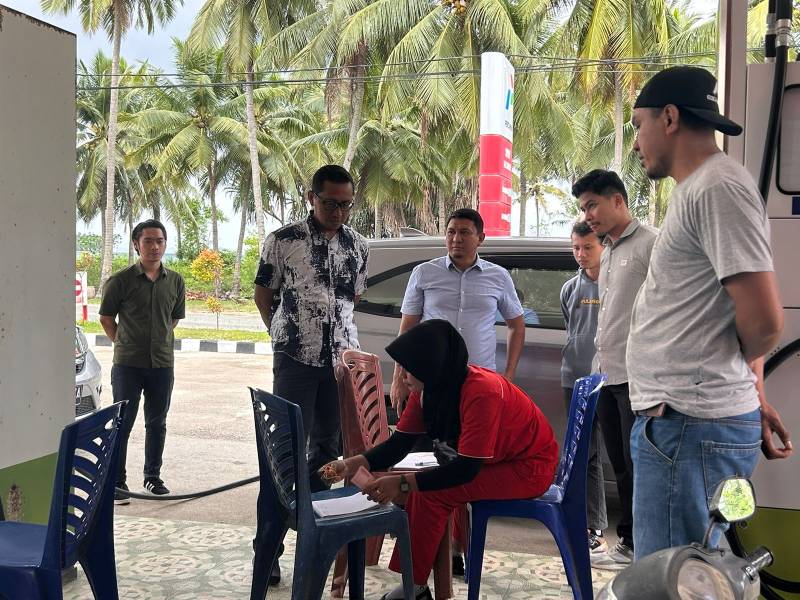 Antisipasi Kelangkaan BBM Jelang Idul Fitri, Polres Kepulauan Selayar Sidak 3 APMS