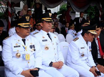 Peringatan Hari OTODA ke-28, Pj. Bupati Bantaeng Hadiri Upacara di Surabaya