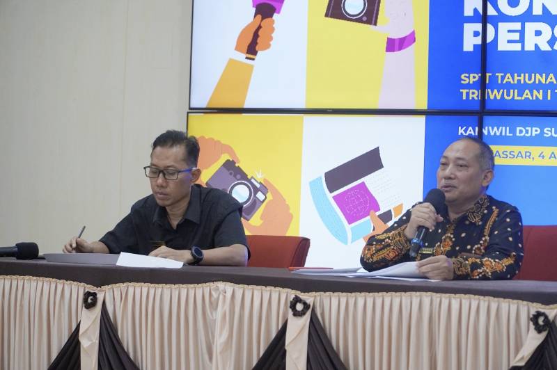 Kanwil DJP Sulselbartra Kumpulkan Pajak Rp3,57 Triliun di Triwulan Pertama