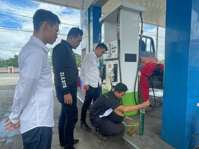 Polres Maros Uji Tera SPBU, Antisipasi Kecurangan Jelang Mudik