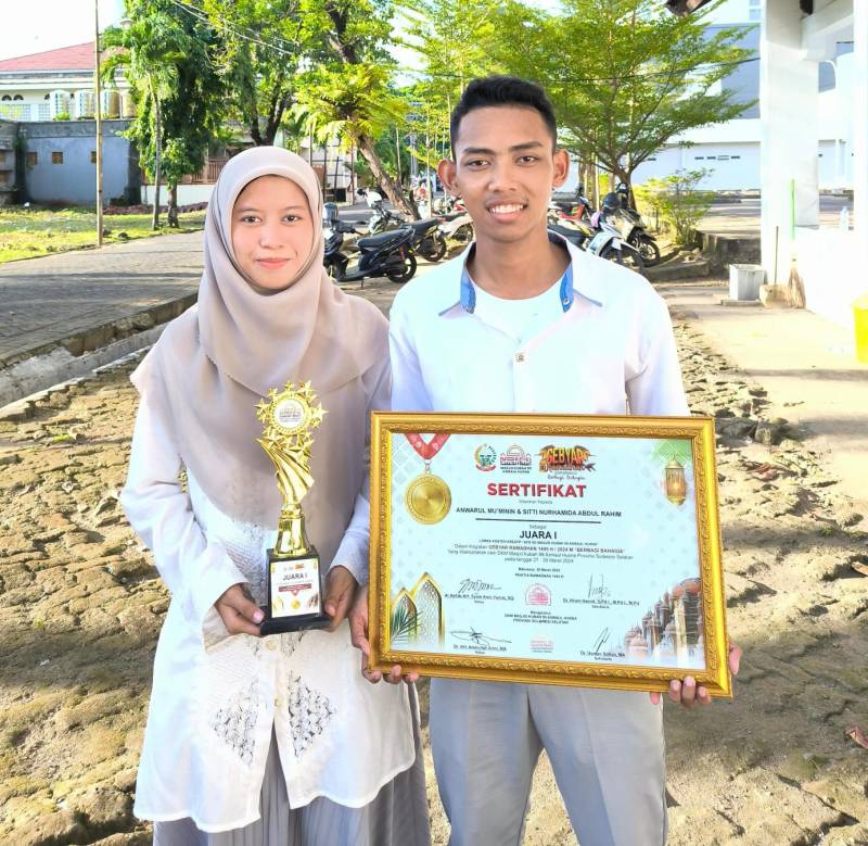 Mahasiswa Keperawatan UIN Raih Penghargaan Gubernur Sulsel Lomba Konten Ayo Ke Mesjid