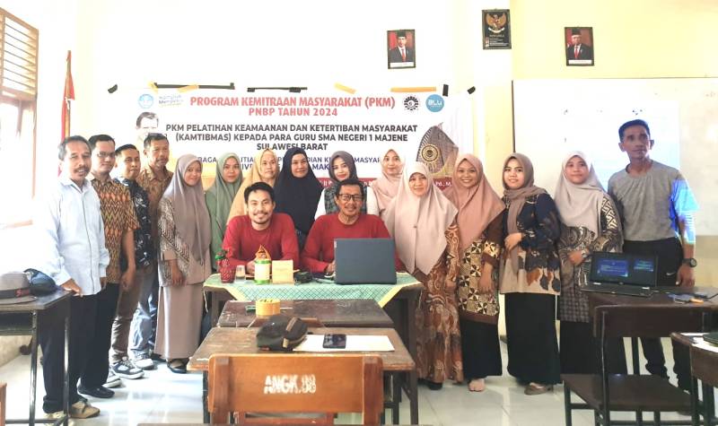 Dosen UNM Tanamkan Nilai Kamtibmas di Majene Sulbar