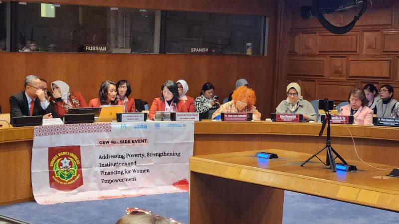 Delegasi Indonesia Dorong Pemberdayaan Perempuan dan Pengurangan Kemiskinan