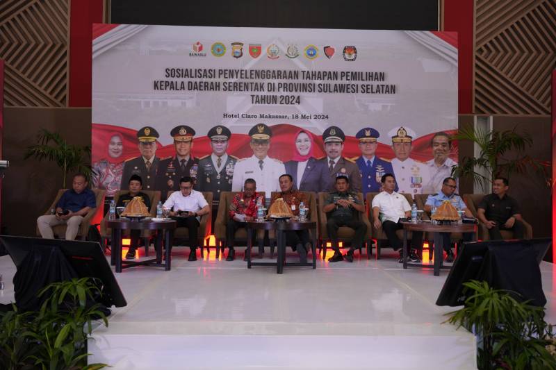 Sulsel Sosialisasi Penyelenggaraan Tahapan Pemilihan Kepala Daerah Serentak