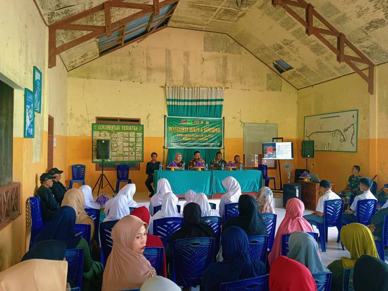 Satgas TMMD ke-120 Kodim Selayar Gandeng Kejaksaan Beri Penyuluhan Hukum Masyarakat Desa Bonea Timur