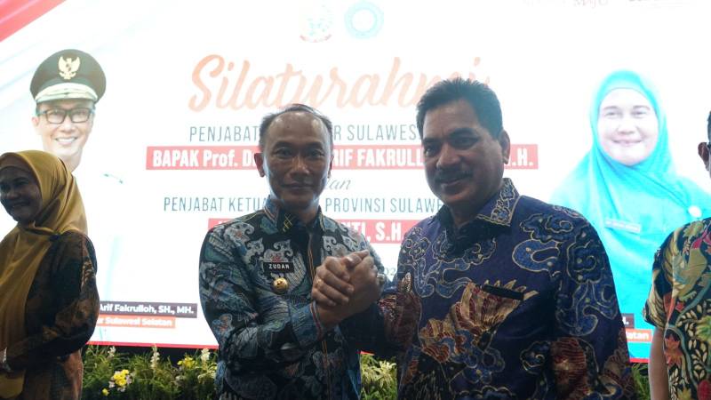 Pj Bupati Sidrap Hadiri Ramah Tamah Pj Gubernur Sulsel Zudan Arif