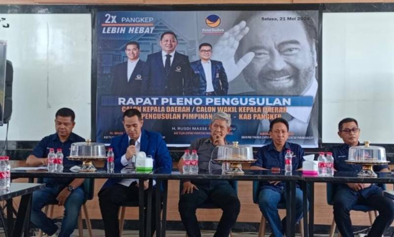 Pilkada Pangkep, NasDem Usulkan Pasangan MYL-ARA ke DPP