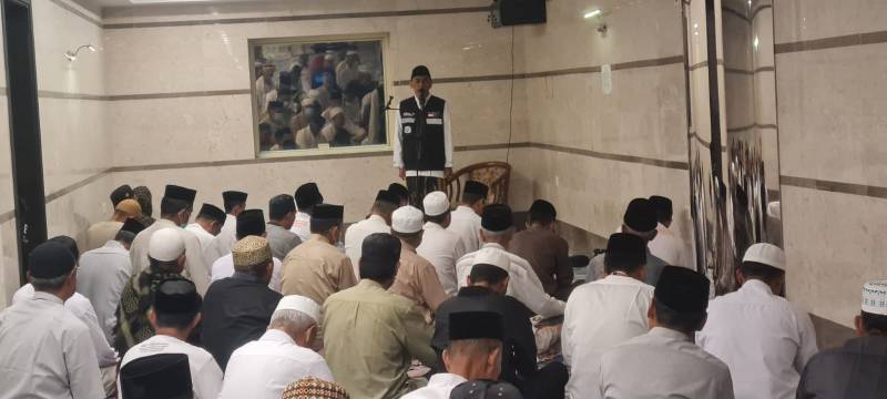 Persiapan Armuzna, Pembimbing Kolaborasi Lakukan Manasik di Kloter 3 dan 19 UPG 