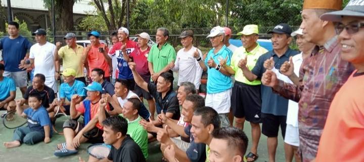 Latihan Bersama Klub Swis Tennis Club-BTC Kota Makassar Berlangsung Meriah