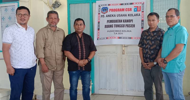 Perumda Aneka Usaha Serahkan Bagunan CSR Kesehatan ke Puskesmas Kolaka