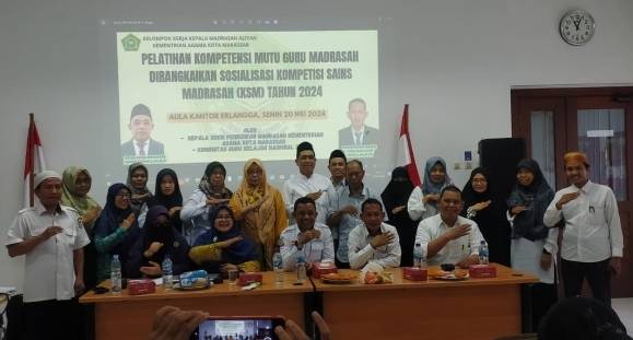Lewat Pelatihan Kompetensi Mutu, KKMA Makassar Komitmen Cetak Guru Profesional