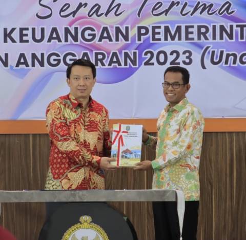 Pj Bupati Takalar Serahkan LKPD 2023 ke BPK RI Perwakilan Sulsel