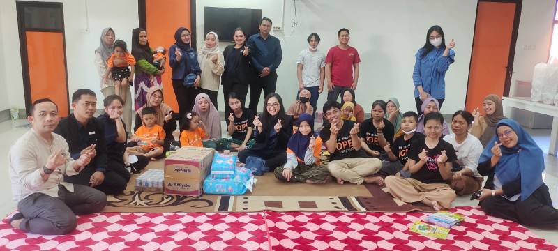 Kunjungan Sosial ke Rumah Harapan Indonesia di Makassar