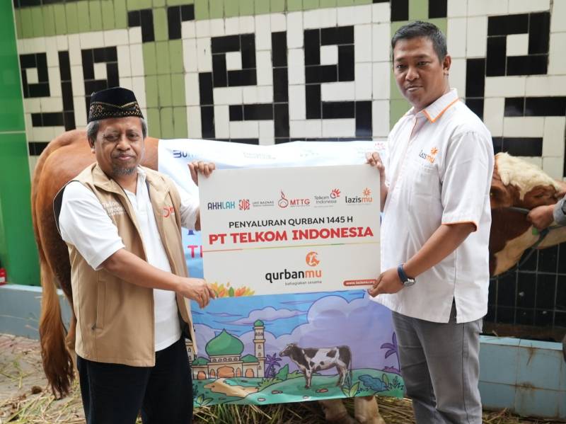 Merayakan Hari Raya Idul Adha, TelkomGroup Distribusikan 544 Hewan Kurban