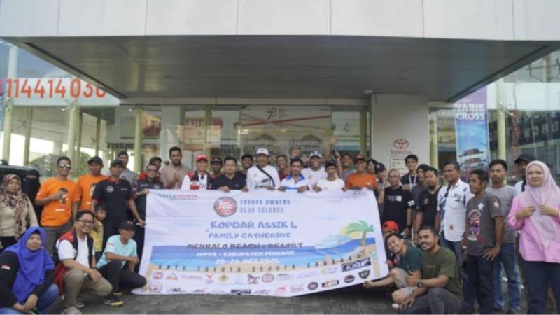Kalla Toyota Suskeskan Touring dan Kopdar Assik 4 TOC Celebes