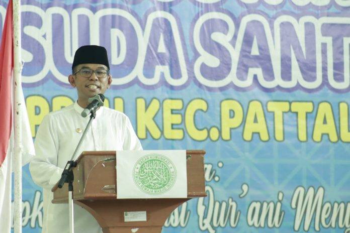 Pj Bupati Takalar Buka Wisuda TK/TPA LPPTKA DPK BKPRMI Pattallassang